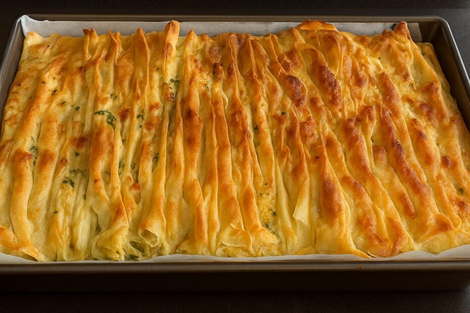 Börek em Ondas Perfeito: 5 Segredos da Massa Folhada Dourada