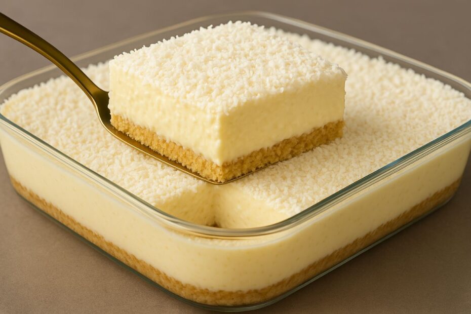 Aprendi Esse Pavê de Coco Cremoso com Apenas 6 Ingredientes e Virei a Rainha das Sobremesas!