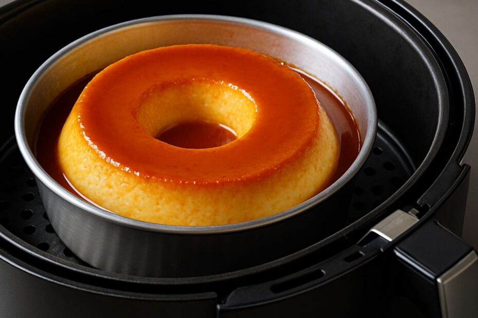 Descobri Como Fazer um Pudim na Airfryer com Apenas 6 Ingredientes e o Resultado Surpreende