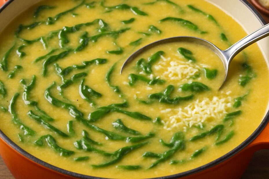 Aprendi a Fazer Essa Sopa de Fubá com Couve em 20 Minutos e Nunca Mais Passei Frio